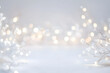 © Alexey - Abstract silver glitter and circle shaped bokeh on blurry background. Festive backdrop for holiday or event. Christmas and Happy New year background.