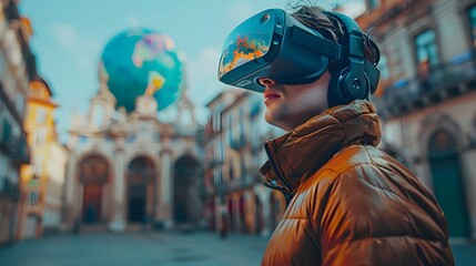 Immersive Virtual Travel Experience to Explore Global Destinations and Communicate with Locals using Augmented Reality Technology