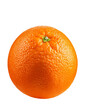 uma laranja isolada com fundo transparente