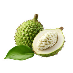 Wall Mural - Soursop isolated on transparent background