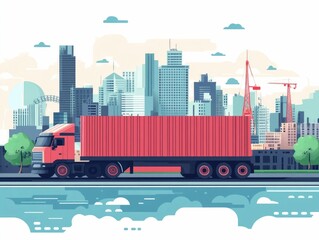 Poster - Coordinating Global Freight Logistics Networks for Efficient Supply Chain Management Leveraging Technology Analytics and Streamlined Workflows to Optimize Distribution and Delivery