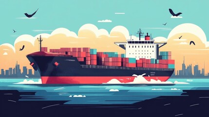 Poster - Optimizing Freight Logistics and Global Shipping Networks for Efficient Supply Chain Management Leveraging Technology Data Analytics