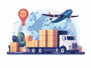 Poster - Streamlining Global Freight Logistics with Innovative Booking Platforms Navigating the Complex World of Supply Chain Management through Digital Solutions and Integrated Services
