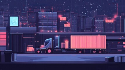 Poster - Streamlined Logistics Tracking and Data Systems Delivering Real Time Visibility Analytics and Optimization for Seamless Supply Chain Management