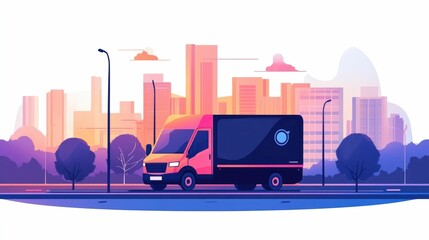Poster - Automated Last Mile Delivery Solutions Streamlining Logistics with Advanced Technologies and Data Driven Optimization for Efficient Cargo Transportation and Distribution