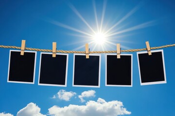 Poster - Hanging Photos Under the Sun