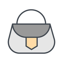 Sticker - Purse Vector Icon