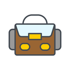 Sticker - Photography Bag Vector Icon