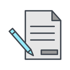 Poster - Document Vector Icon