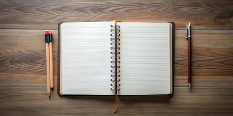 Aufkleber - Minimalist notebook with creative concept sketches, concept, ideas, notes, imagination, solution, minimal, style