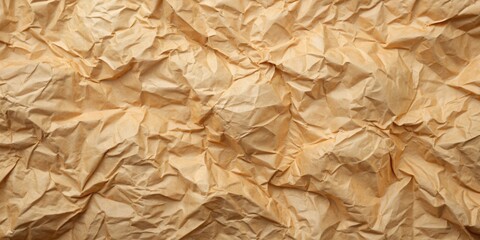 Poster - Soft brown crumpled wrinkled paper texture background, brown, crumpled, wrinkled, paper, texture, soft, backdrop, vintage