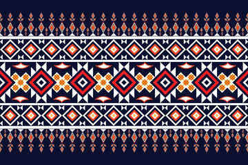 Wall Mural - Abstract Native American Seamless Geometric Pattern