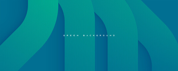 Green tosca abstract background cicles lines texture design vector