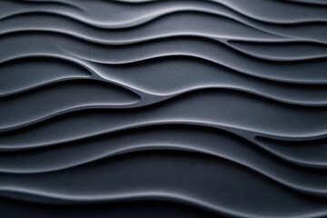 Poster - Abstract dark wave pattern background, modern and sleek design. Ideal for use in digital art, media, and design projects.
