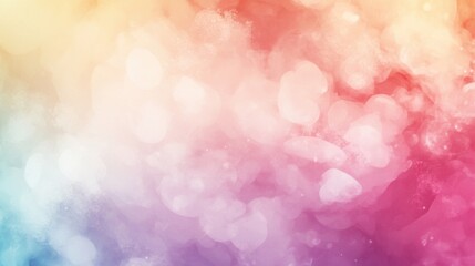 Watercolor abstract background with a soft blurred wash of light colors creating a dreamy magical and fluffy effect