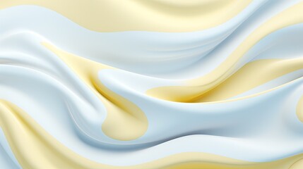 Canvas Print - Wavy colorful background made of flowing paint. Abstract background for graphic design.