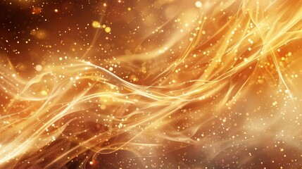 Wall Mural - High-energy particles or perhaps a meteor shower in space,