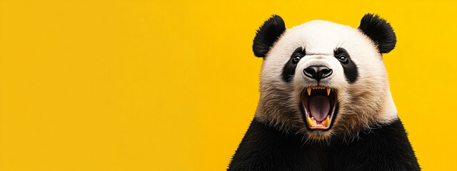 Canvas Print - Angry Panda.