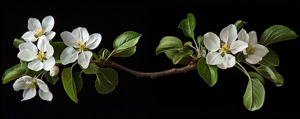 Sticker - Apple Blossoms Branch.