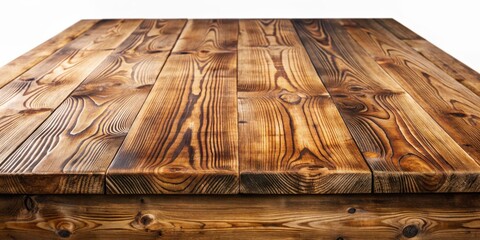 Poster - Isolated rustic tabletop with beautiful wood grain patterns , rustic, isolated, tabletop, wooden, surface, texture