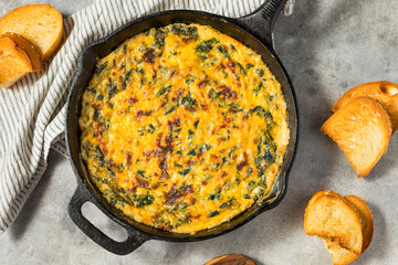 Wall Mural - Healthy Baked Spinach Maria Dip