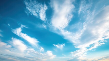 Canvas Print - Cloudy Blue Sky