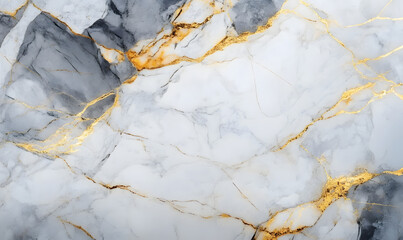 Luxurious marble background with a blend of gray and gold veining, perfect for creating a sophisticated design element in architectural projects or premium interior decor.