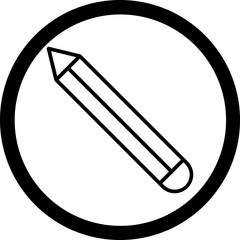 Poster - Pencil Vector Icon Design