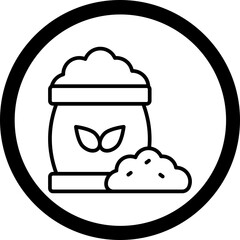 Sticker - Compost Vector Icon Design