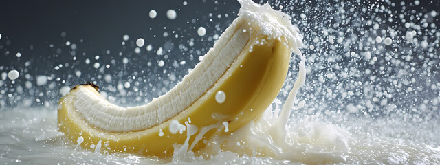 Wall Mural - Banana Splash Impact