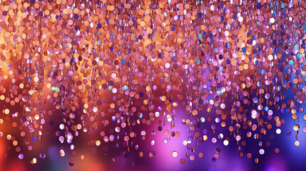 Poster - Abstract glitter background with rainbow colored sparkling particles