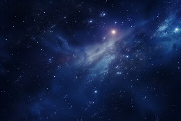 Wall Mural - Cosmic Nebula: A Starry Night in Deep Space