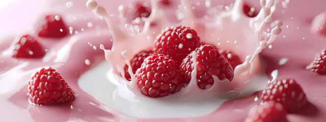 Wall Mural - Crowned Raspberries