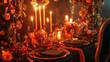 © HanThar Fusion - A fantasy-themed Halloween party featuring gothic decors