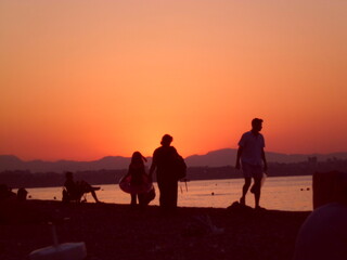 Sunrise on the beach