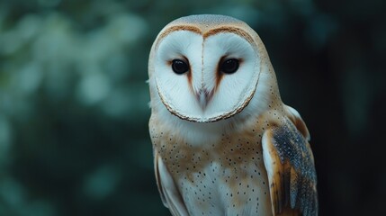 Sticker - Barn Owl Portrait