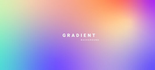 Blurred colored gradient background for presentation, banner,backdrop. Vector illustration. 