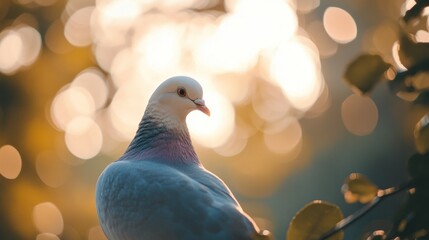 Dove in the Sunlight