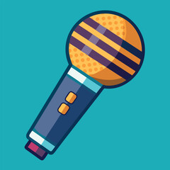 Poster - Microphone Vector Illustration