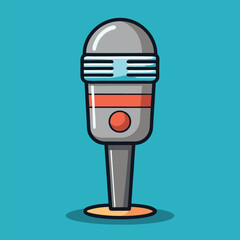 Poster - Microphone Vector Illustration