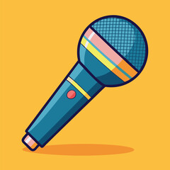 Poster - Microphone Vector Illustration