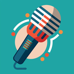 Poster - Microphone Vector Illustration