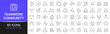 © stas111 - Teamwork and community line icons collection. Thin outline icons pack. UI icon collection. Set of line web pictogram