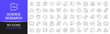 © stas111 - Science and research line icons collection. Thin outline icons pack. UI icon collection. Set of line web pictogram