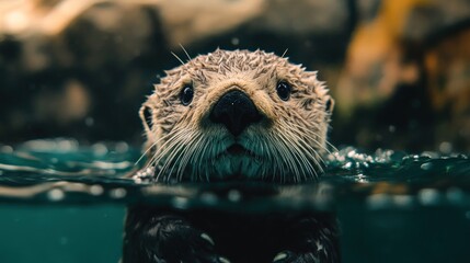 Sticker - Sea Otter Portrait