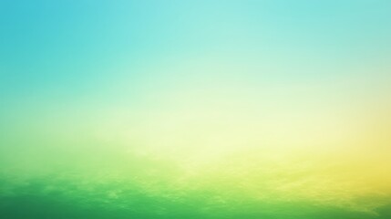 Poster - Beautiful gradient sky blending green and blue tones