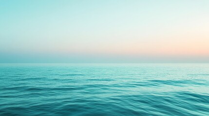 Poster - Gentle gradient background blending from soft blue to teal, evoking a tranquil and calming atmosphere.