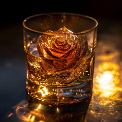 whiskey on the rose