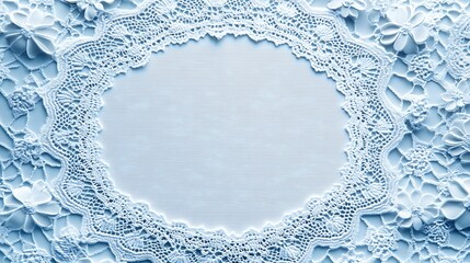 Wall Mural - A delicate lace texture background with a blank area in the center for text