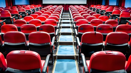 Poster - Red Seats in a Movie Theater